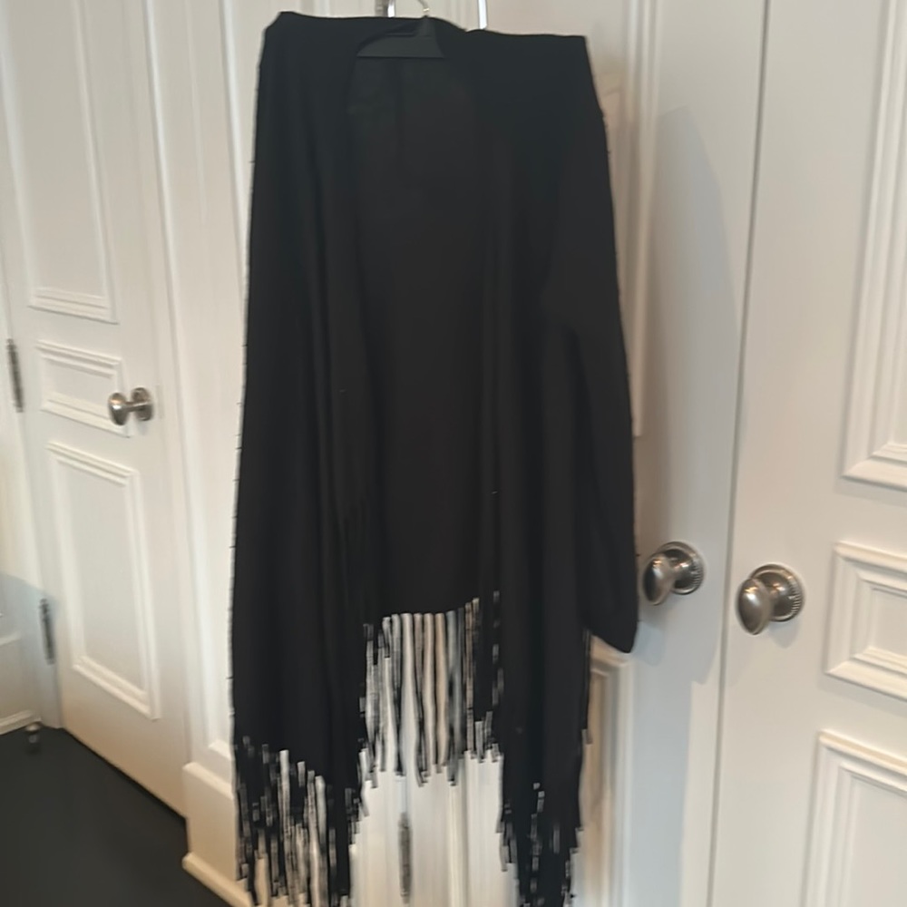 Ella Moss size M fringed cardigan